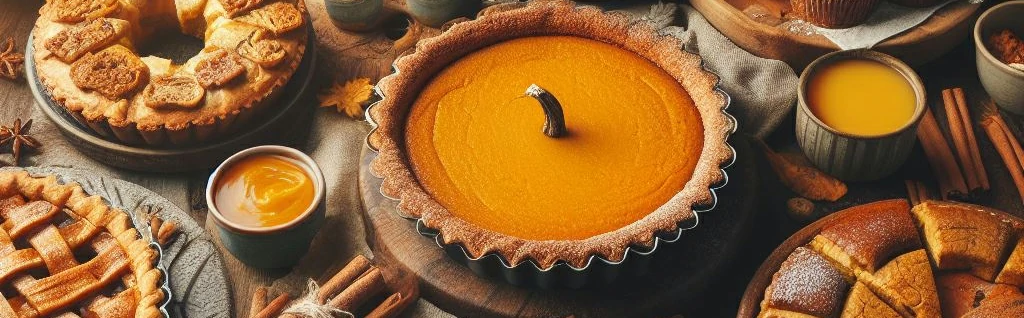 Imagen de pasteles de calabaza recién horneados, perfectos para disfrutar en la temporada de otoño
