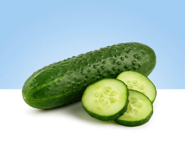 Pepino extra nacional fresco entero y en rodajas