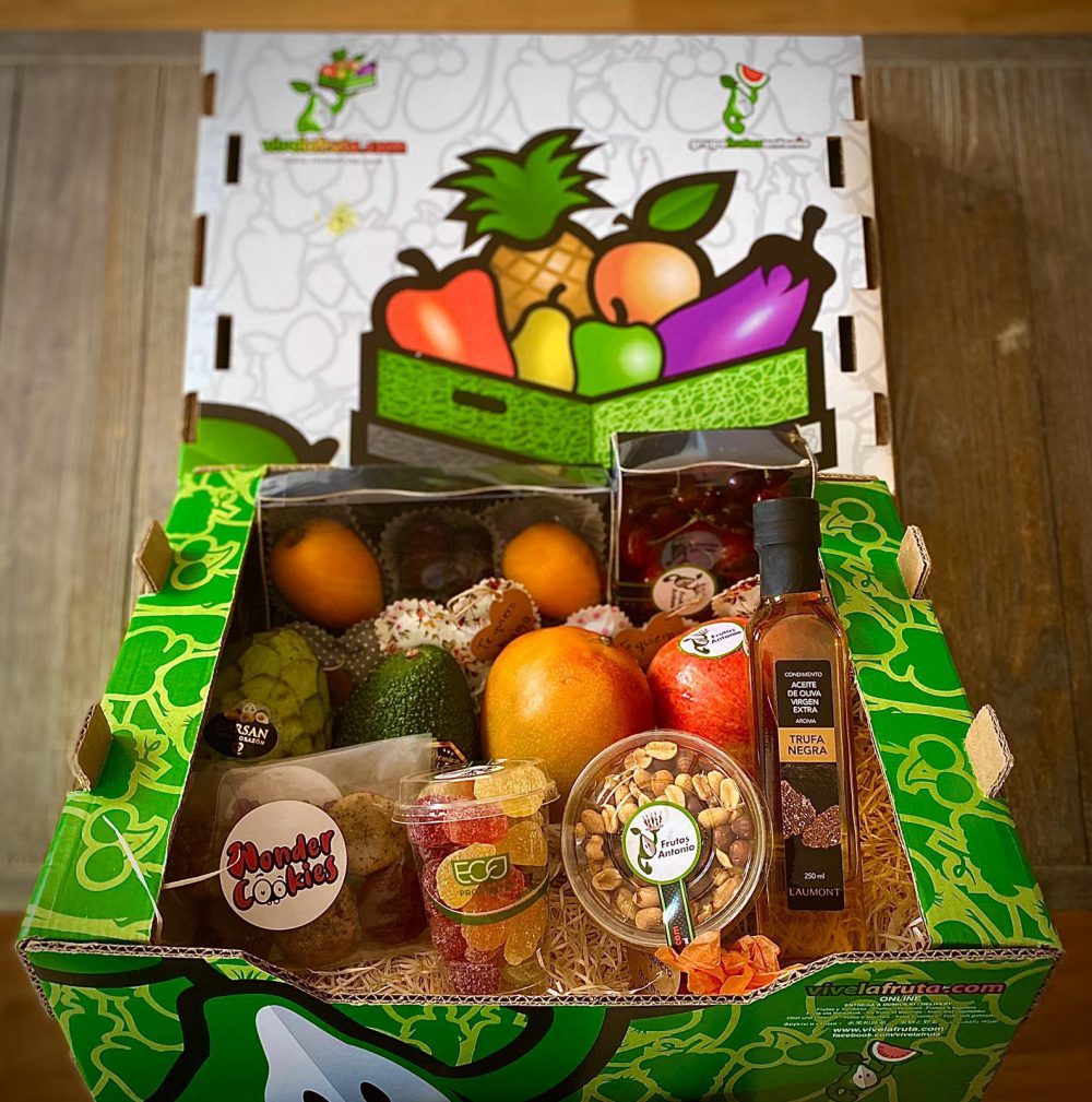cesta de fruta para regalo especial