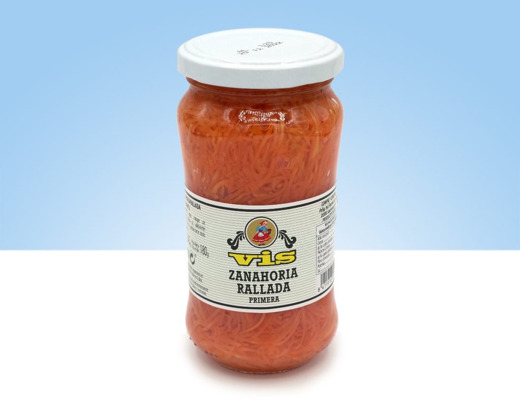 zanahoria en conserva para ensaladas