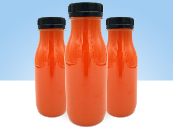 zumo natural fresa naranja
