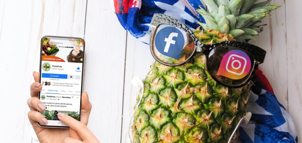 redes sociales vivelafruta facebook instagram