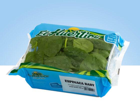 Bolsa de espinaca baby fresca 100gr